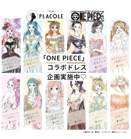 大人気アニメ One Piece ワンピース コラボ企画 プラコレがワンピースキャラクターへ提案したドレスの完全オリジナル実写版の新キャラ 追加販売が決定 ファッショントレンド